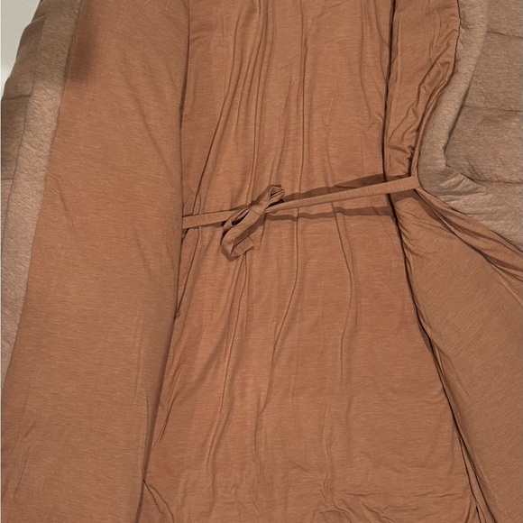 Lunya Restore Double Faced Housecoat Size L/XL Otium Tan New - Picture 6 of 12
